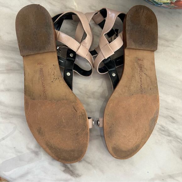 Rebecca Minkoff Blush Tan Stud Gladiator Sandal - Picture 5 of 7